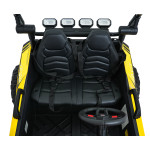 Elektrické autíčko Buggy Turbo 4x4, 24V - žlté
